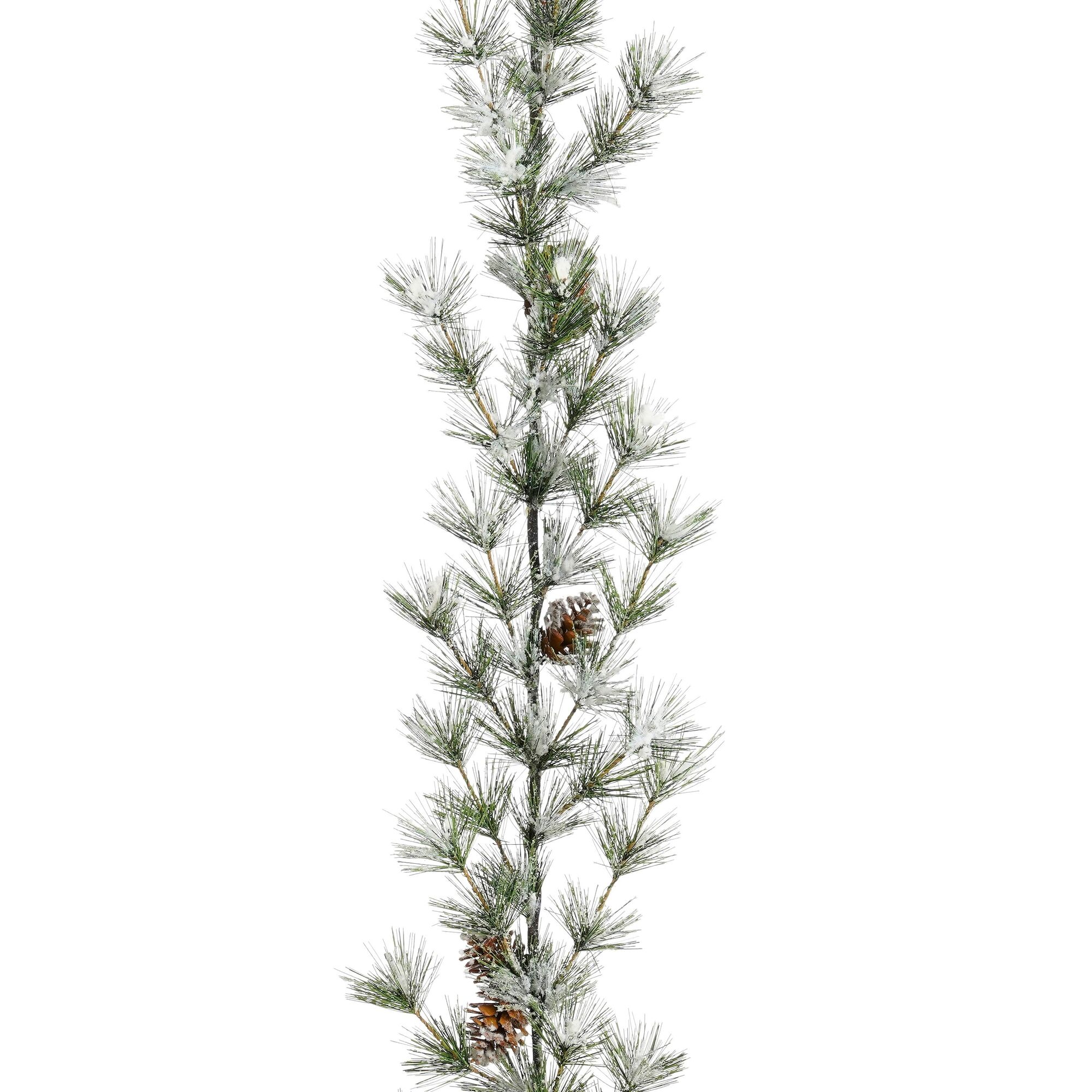 Slinger dennenappel groen frosted