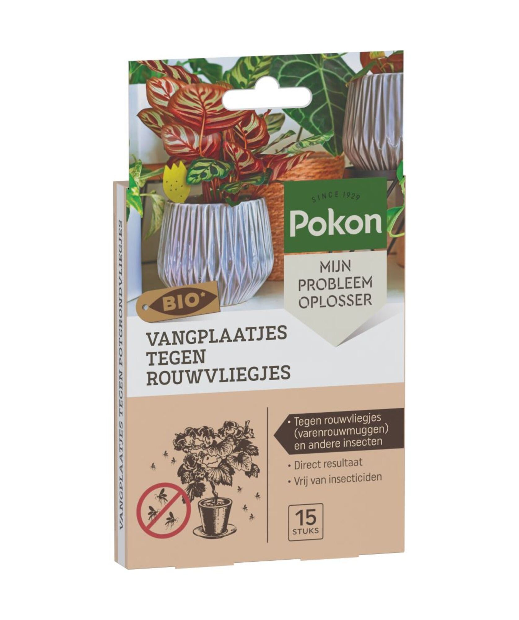 Pokon Bio Vangplaatjes tegen Rouwvliegjes