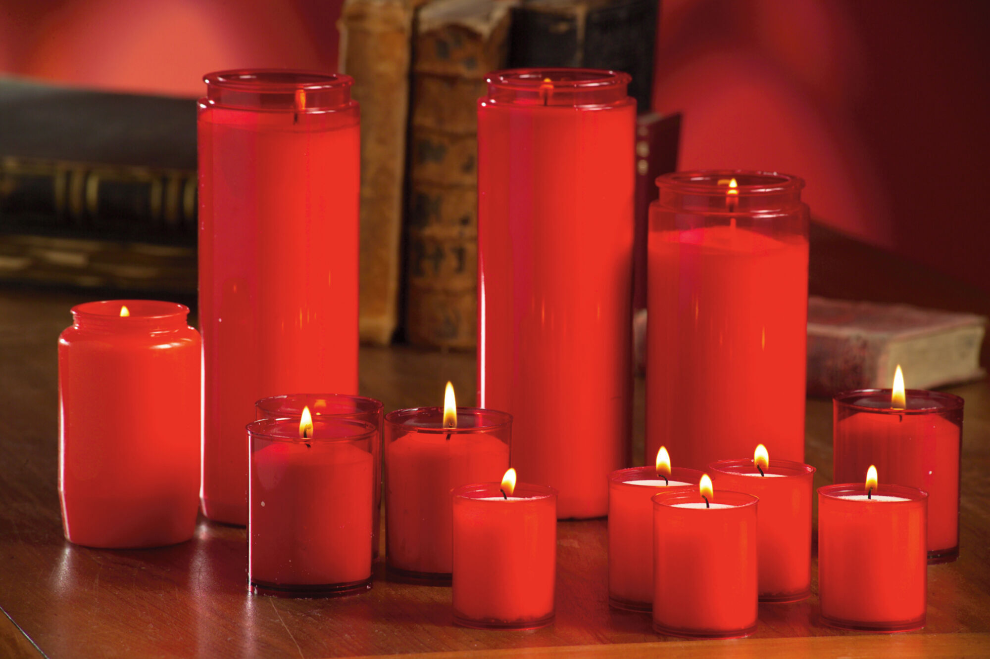 Noveenkaars 9 dagen - rood